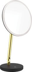Kosmetinis veidrodis su LED Deante Silia ADI_Z812, Gold цена и информация | Набор акскссуаров для ванной | pigu.lt