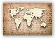 Kamštinis paveikslas - Pasaulio žemėlapis su smeigtukais. Atvirukas. [Kamštinis žemėlapis] 100x50cm kaina ir informacija | Reprodukcijos, paveikslai | pigu.lt