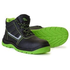 Odiniai darbo batai su žaliu padu S3 kaina ir informacija | Darbo batai ir kt. avalynė | pigu.lt