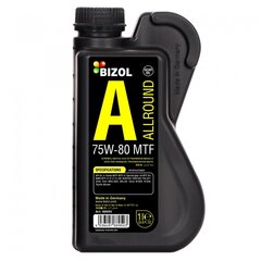 Alyva BIZOL Allround Gear Oil MTF 75W-80 1 ltr (88950) цена и информация | Другие масла | pigu.lt