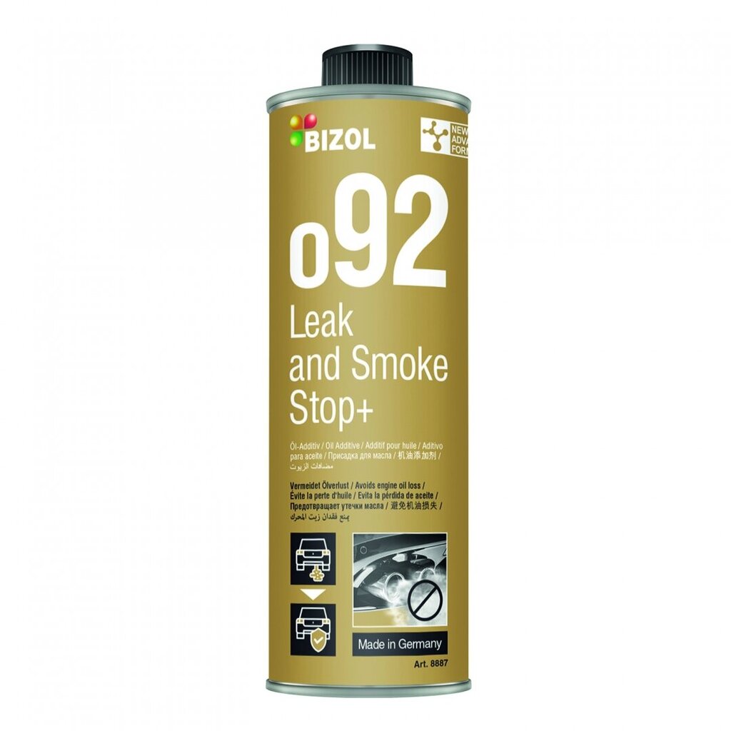 Priedas BIZOL Leak & Smoke Stop+ o92 0,25 ltr (8887n) цена и информация | Alyvos priedai | pigu.lt