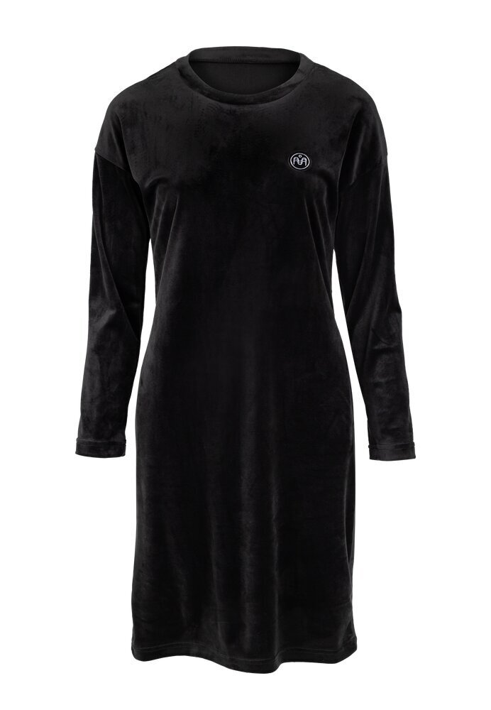 Aksominė suknelė SNP41008, juoda kaina ir informacija | Suknelės | pigu.lt