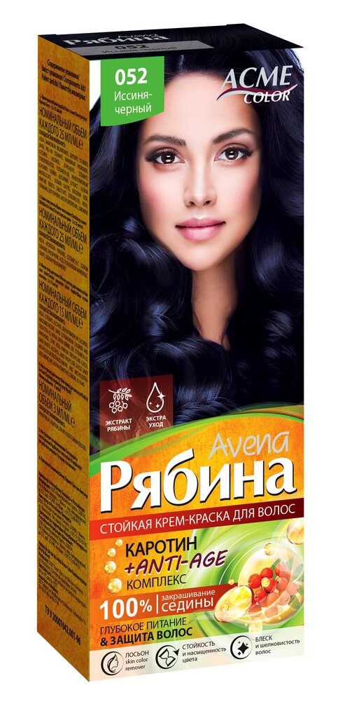 Kreminiai plaukų dažai Acme Color Rebina Nr. 052 kaina ir informacija | Plaukų dažai | pigu.lt