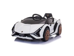 Lamborghini Sian, 12v, Двери-бабочки, белый цена и информация | Электромобили для детей | pigu.lt