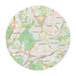 Kamštinis paveikslas - Detalusis Vilniaus žemėlapis 200x100cm kaina ir informacija | Reprodukcijos, paveikslai | pigu.lt