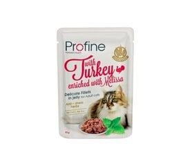 Profine Cat Pouch Turkey in Jelly влажный корм для кошек 85г цена и информация | Консервы для кошек | pigu.lt