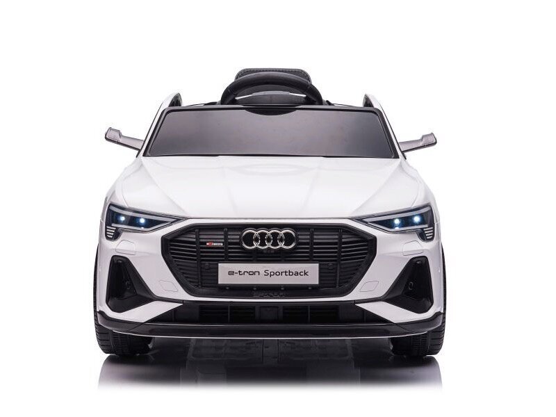 Audi E-tron, balta su MP4 ekranu kaina ir informacija | Elektromobiliai vaikams | pigu.lt