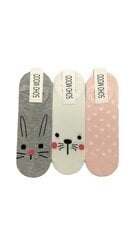 Бамбуковые короткие женские носки Soho Mood 2406, 3 пары цена и информация | Женские носки | pigu.lt