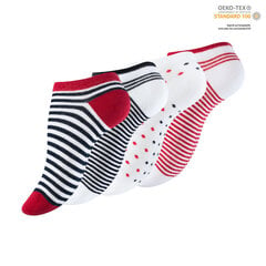 Женские короткие носки Vincent Creation 4103, 4 пары цена и информация | Женские носки | pigu.lt