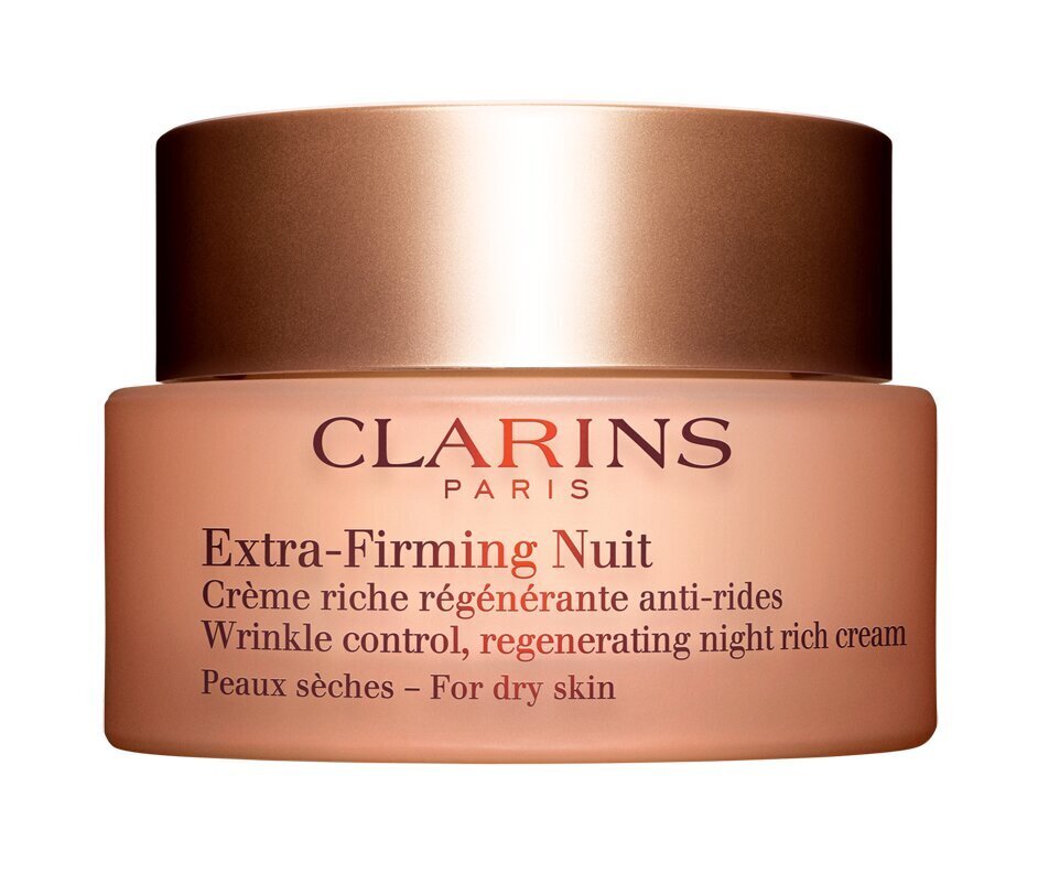 Naktinis veido kremas Clarins Extra-Firming Nuit Regenerating 50 ml kaina ir informacija | Veido kremai | pigu.lt