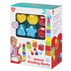 "PlayGo" piramidė "Animal Stacking Blocks", 12m+ kaina ir informacija | Žaislai kūdikiams | pigu.lt