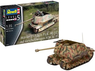 Сборная пластиковая модель Revell - Marder I on FCM 36 base, 1/35, 03292 цена и информация | Конструкторы и кубики | pigu.lt