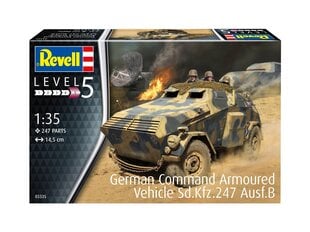 Сборная пластиковая модель Revell - German Command Armoured Vehicle Sd.Kfz. 247 Ausf. B, 1/35, 03335 цена и информация | Конструкторы и кубики | pigu.lt