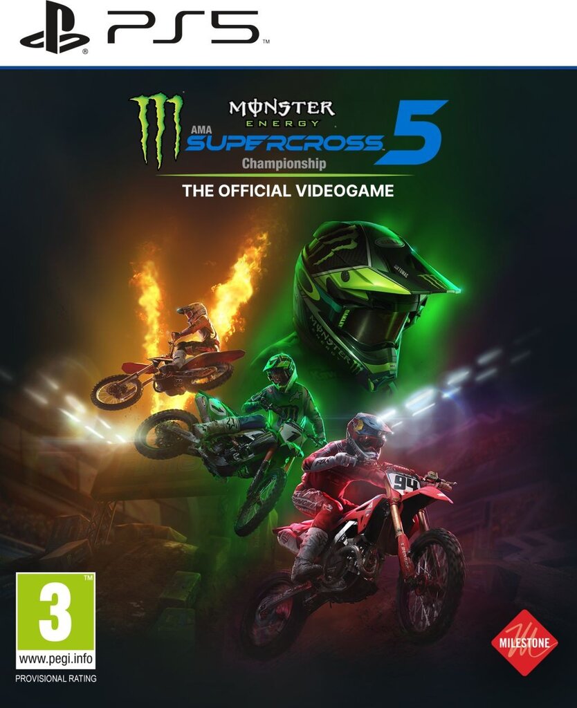 Monster Energy Supercross 5, PS5 kaina ir informacija | Kompiuteriniai žaidimai | pigu.lt