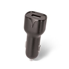 Maxlife MXCC-01 car charger 1x USB 2.1A black + USB-C cable цена и информация | Автомобильные электропринадлежности 12V | pigu.lt