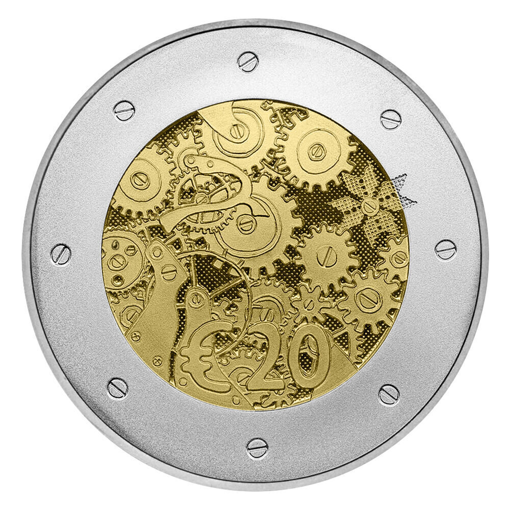 Auksinė-sidabrinė moneta - Euro įvedimas, Estija, 2011 m. kaina ir informacija | Investicinis auksas, sidabras | pigu.lt