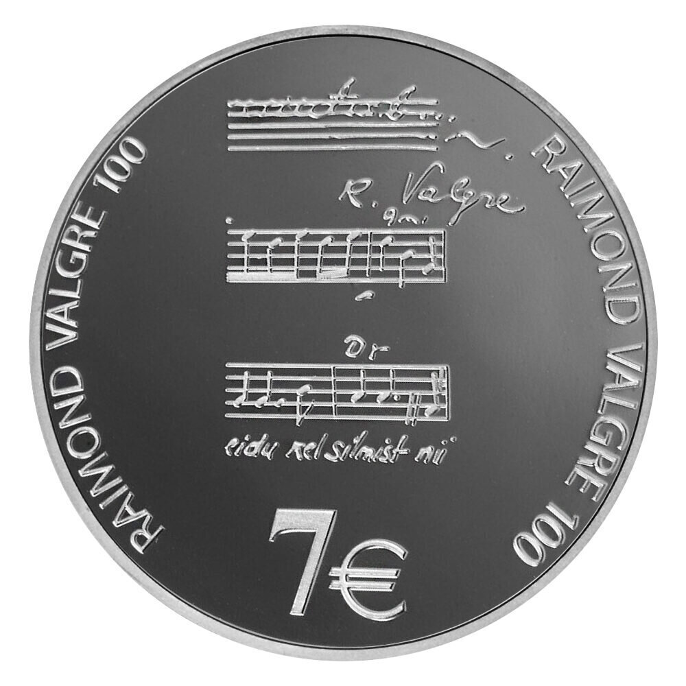 Sidabrinė moneta 2013 Estija Raimond Valgre 100-metis 7 eurų kaina ir informacija | Investicinis auksas, sidabras | pigu.lt