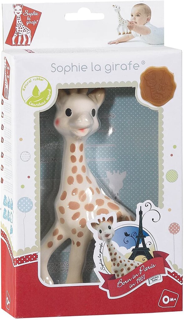 Kramtomasis žaislas Vulli Sophie la Girafe - Fresh Touch kolekcija - Vegetal - 18 cm kaina ir informacija | Žaislai kūdikiams | pigu.lt