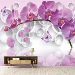 Fototapetai drugelių orchidėja цена и информация | Фотообои | pigu.lt