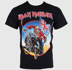 Marškinėliai trumpomis rankovėmis Iron Maiden Euro Tour kaina ir informacija | Vyriški marškinėliai | pigu.lt