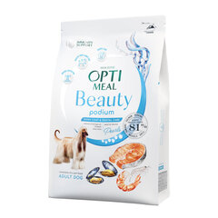 OPTIMEAL™ Beauty Podium begrūdis maistas šunims su jūrinio maisto formule, 1.5 kg kaina ir informacija | Sausas maistas šunims | pigu.lt