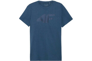 Marškinėliai vyrams 4F H4L22 TSM353, mėlyni цена и информация | Футболка мужская | pigu.lt
