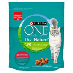 Purina One Dual Nature katėms su jautiena, 750 g kaina ir informacija | Sausas maistas katėms | pigu.lt