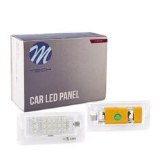 Комплект светодиодной LED подсветки номерного знака  цена и информация | Автомобильные лампочки | pigu.lt