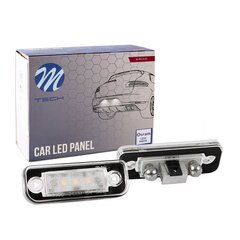 Комплект светодиодной LED подсветки номерного знака   цена и информация | Автомобильные лампочки | pigu.lt