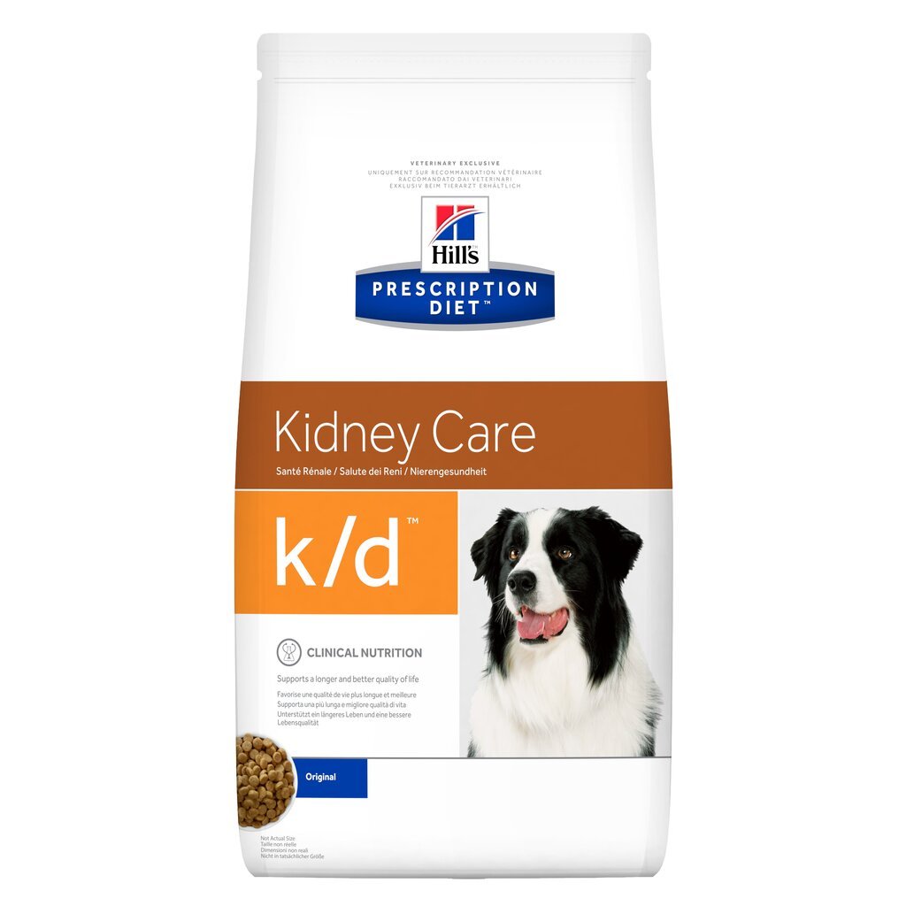 Hill's Prescription Diet k/d Canine Original sausas maistas šunims, 1,5 kg kaina ir informacija | Sausas maistas šunims | pigu.lt