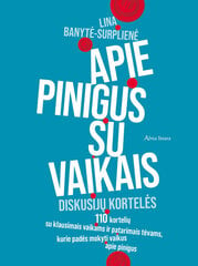 Apie pinigus su vaikais. Diskusijų kortelės цена и информация | Настольные игры, головоломки | pigu.lt