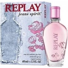 Tualetinis vanduo Replay Jeans Spirit! EDT moterims 40 ml kaina ir informacija | Kvepalai moterims | pigu.lt