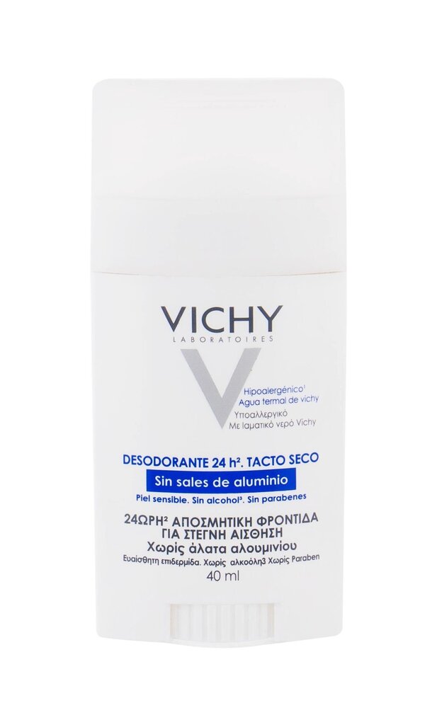 Pieštukinis dezodorantas Vichy 24H 40 ml цена и информация | Dezodorantai | pigu.lt