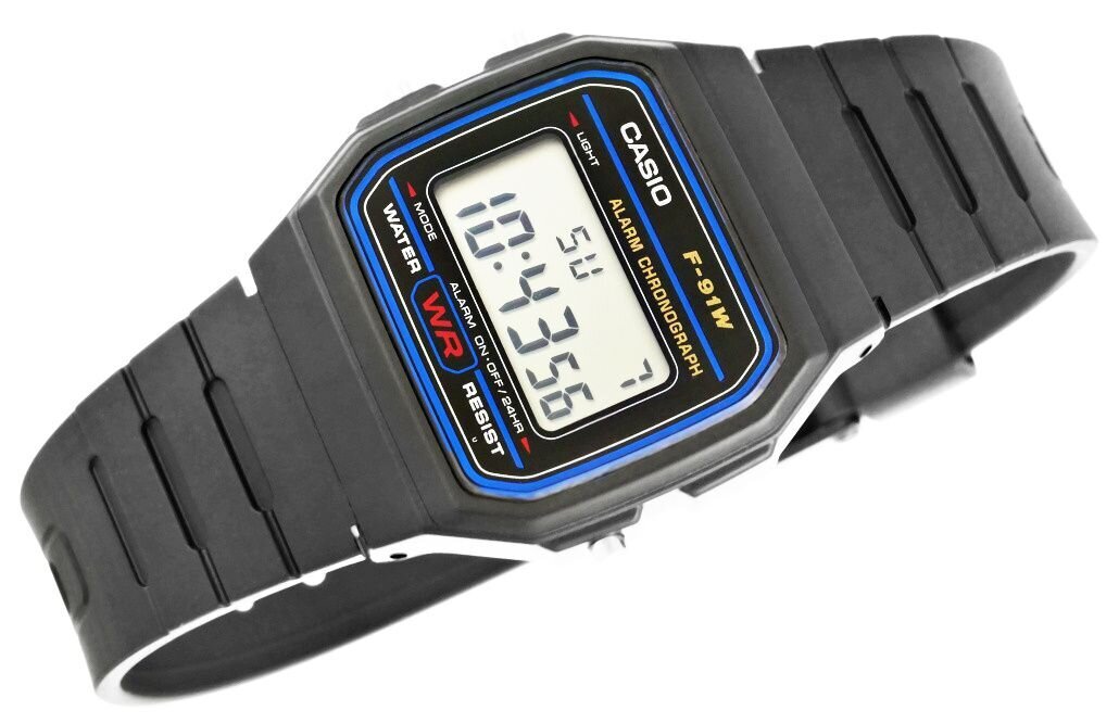 Laikrodis vyrams Casio F 91W 1YER VVA2892 цена и информация | Vyriški laikrodžiai | pigu.lt