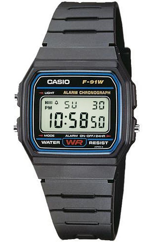 Laikrodis vyrams Casio F 91W 1YER VVA2892 цена и информация | Vyriški laikrodžiai | pigu.lt
