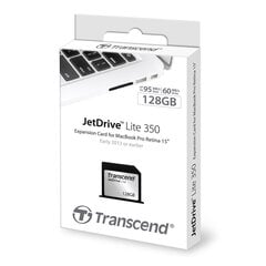 Карта памяти Transcend JetDrive Lite 350 256GB, для Apple MacBook Pro 15" цена и информация | Карты памяти для фотоаппаратов, камер | pigu.lt