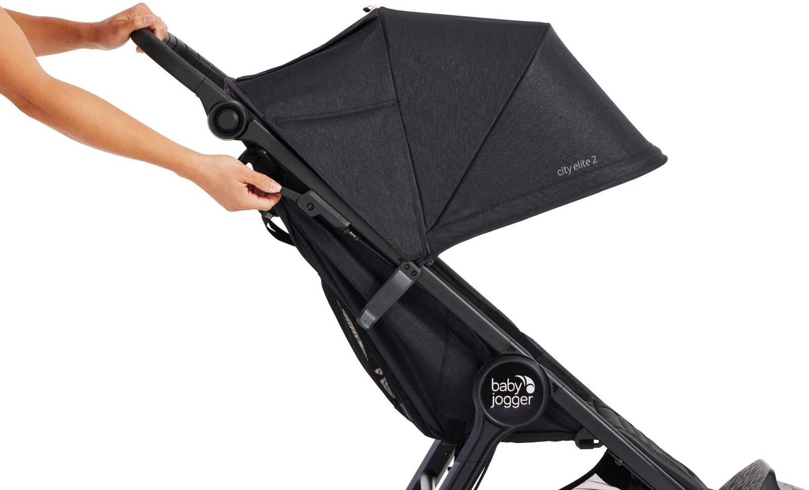 Sportinis vežimėlis Baby Jogger City Elite 2, black цена и информация | Vežimėliai | pigu.lt