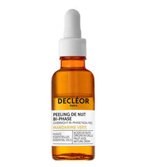 Dvifazis naktinis veido šveitiklis Decleor Peeling De Nuit Bi-Phase, 30 ml kaina ir informacija | Veido prausikliai, valikliai | pigu.lt