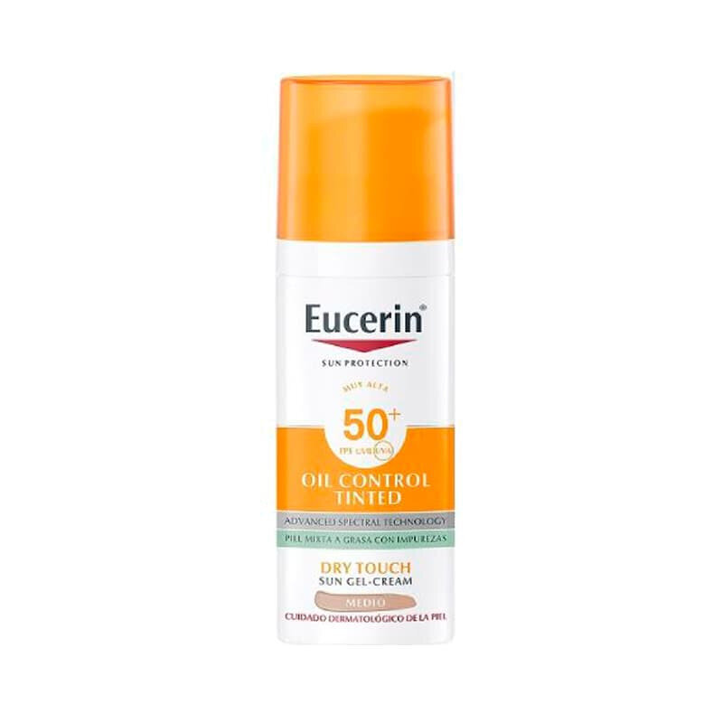 Veido kremas riebiai odai nuo saulės Eucerin Sun Oil Control SPF50+ 50 ml kaina ir informacija | Kremai nuo saulės | pigu.lt