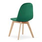 Kėdė Bora, tamsiai žalia kaina ir informacija | Virtuvės ir valgomojo kėdės | pigu.lt