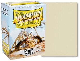 Žaidimo kortų dėklas Dragon Shield Standard Sleeves Matte Ivory 100 Vnt kaina ir informacija | Stalo žaidimai, galvosūkiai | pigu.lt