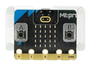 Dėklas skirtas BBC micro:bit V1 ir V2 - skaidrus - Kitronik 56102 kaina ir informacija | Atviro kodo elektronika | pigu.lt