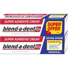 Kremas protezams Blend-A-Dent Extra Stark Original, 47 g, 1+1 kaina ir informacija | Blend A Dent Kvepalai, kosmetika | pigu.lt