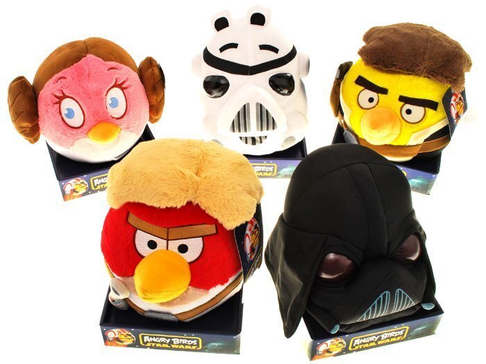 Minkštas žaislas Star Wars Darth Vader, Angry Birds kaina ir informacija | Žaislai berniukams | pigu.lt