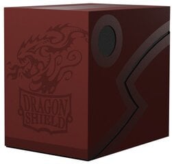 MTG Commander kaladės dėžutė Dragon Shield Double Shell - Blood Red/Black цена и информация | Настольные игры, головоломки | pigu.lt