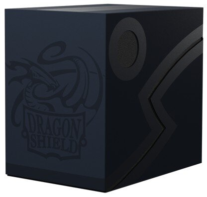 MTG Commander kaladės dėžutė Dragon Shield Double Shell - Midnight Blue/Black kaina ir informacija | Stalo žaidimai, galvosūkiai | pigu.lt