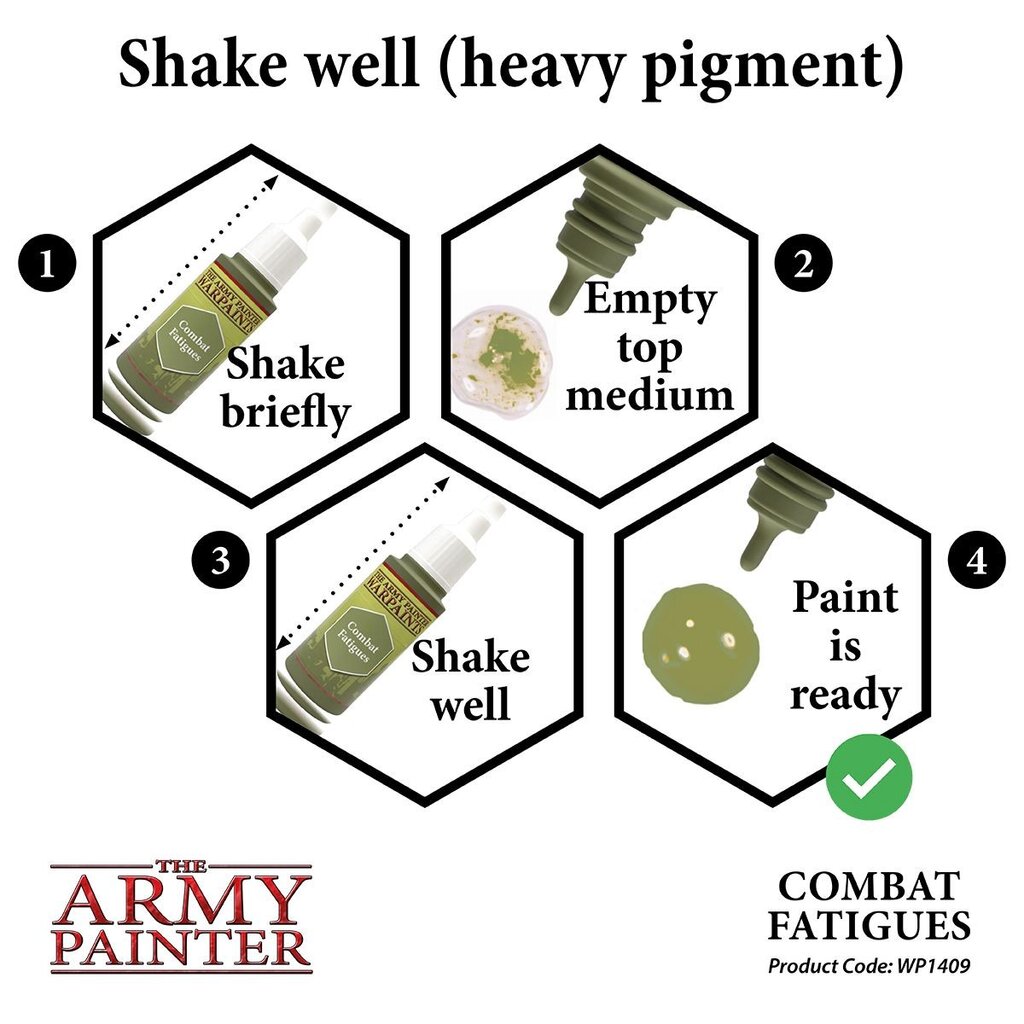 Dažai Warpaints Combat Fatigue kaina ir informacija | Piešimo, tapybos, lipdymo reikmenys | pigu.lt