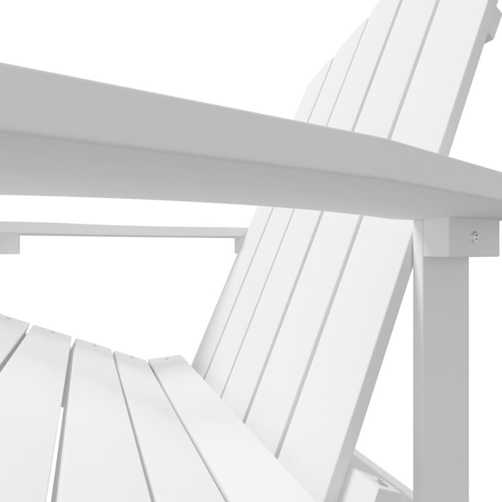 Sodo Adirondack kėdė, balta kaina ir informacija | Lauko kėdės, foteliai, pufai | pigu.lt