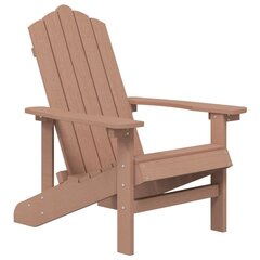 Sodo Adirondack kėdė, ruda kaina ir informacija | Lauko kėdės, foteliai, pufai | pigu.lt