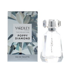 Tualetinis vanduo Yardley the collection poppy diamond EDT moterims, 50ml kaina ir informacija | Kvepalai moterims | pigu.lt